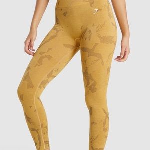 ADAPT CAMO SEAMLESS LEGGINGS                                    Savanna | Yellow